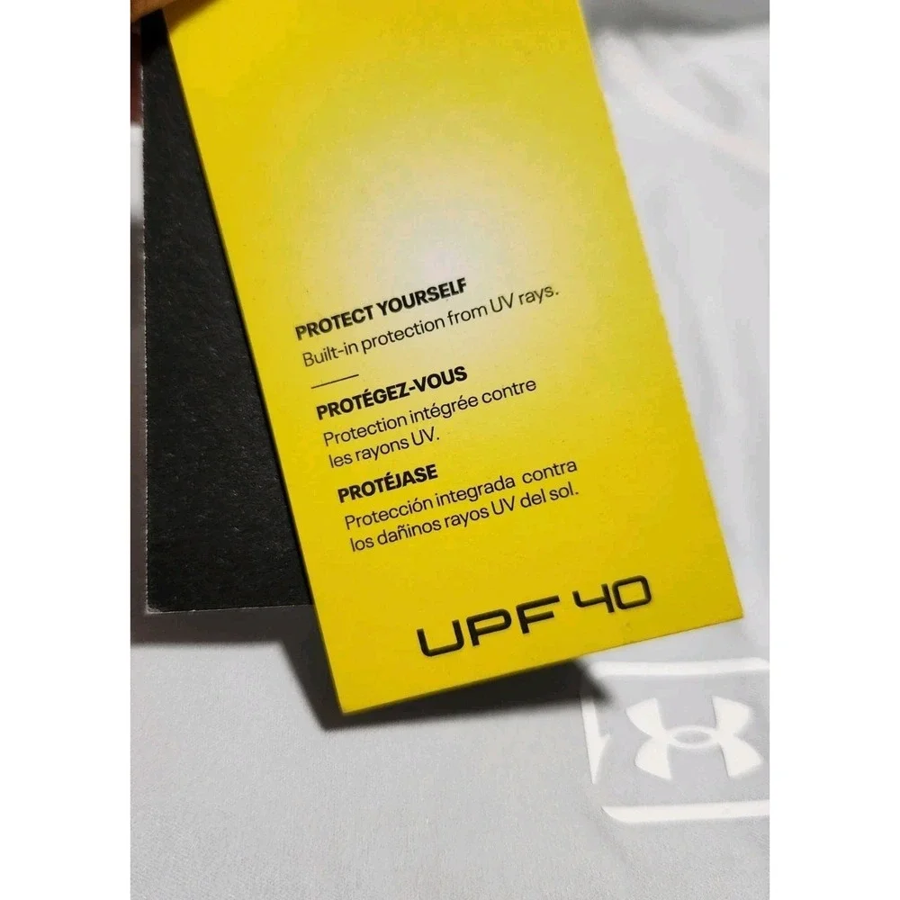 UNDER ARMOUR  Men's T-Shirt‎ Fish Elite Crew Long Sleeve UPF40 Gray Size 3XL